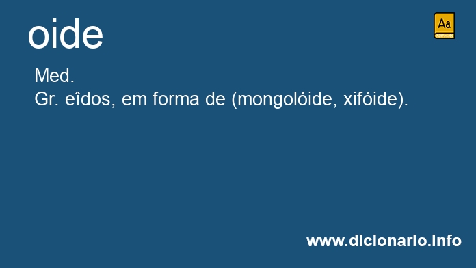 Significado de oide