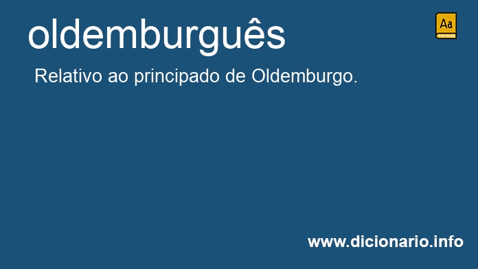 Significado de oldemburgus