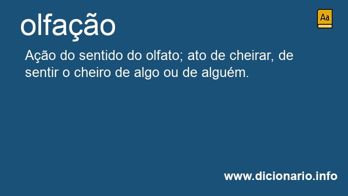 Significado de olfao