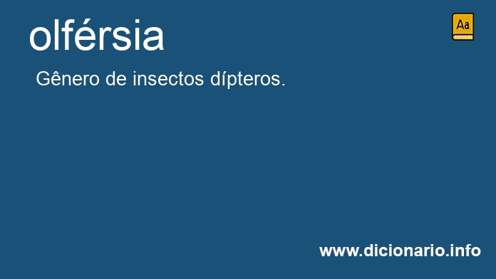 Significado de olfrsia