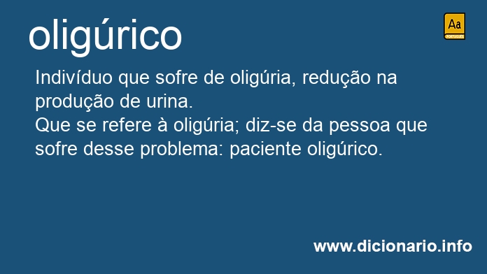 Significado de oligrico