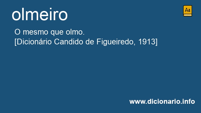 Significado de olmeiro