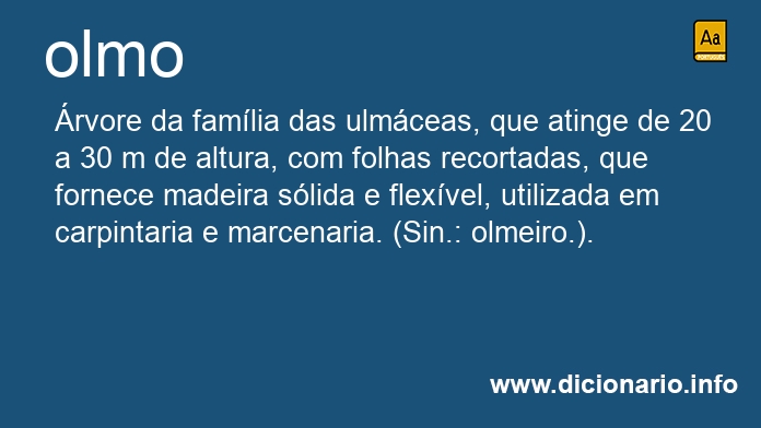Significado de olmo