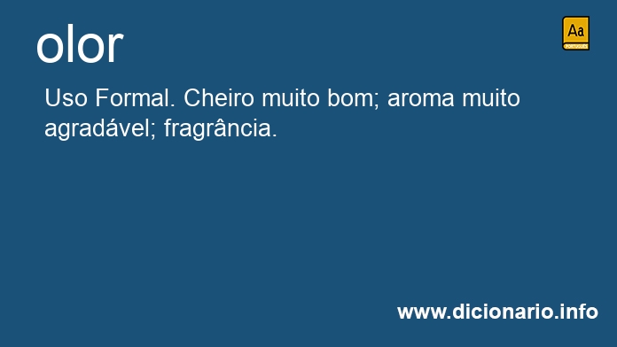 Significado de olores