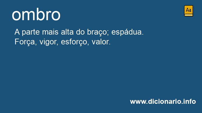 Significado de ombros