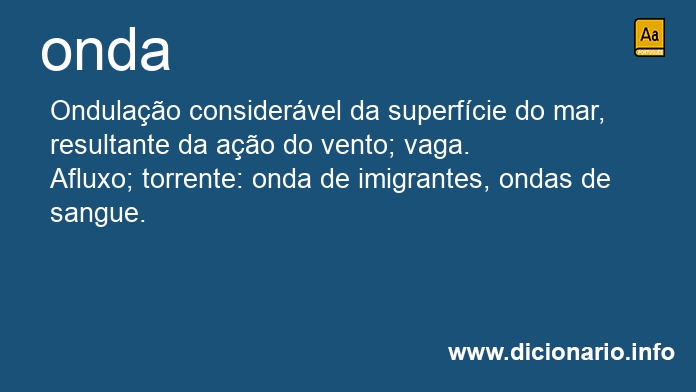 Significado de onda