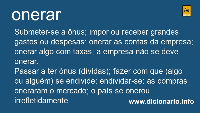 Significado de onera