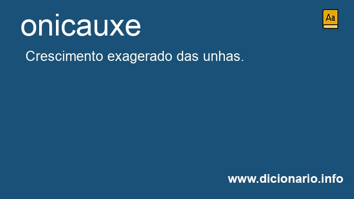 Significado de onicauxe