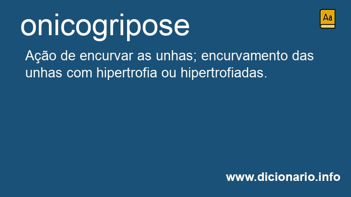 Significado de onicogripose