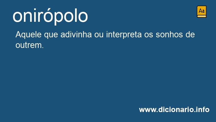 Significado de onirpolo