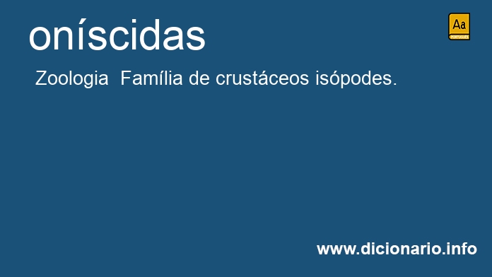 Significado de onscidas