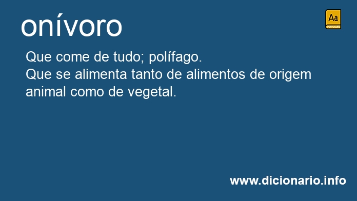 Significado de onvora