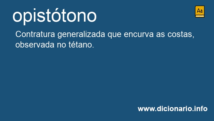 Significado de opisttonos