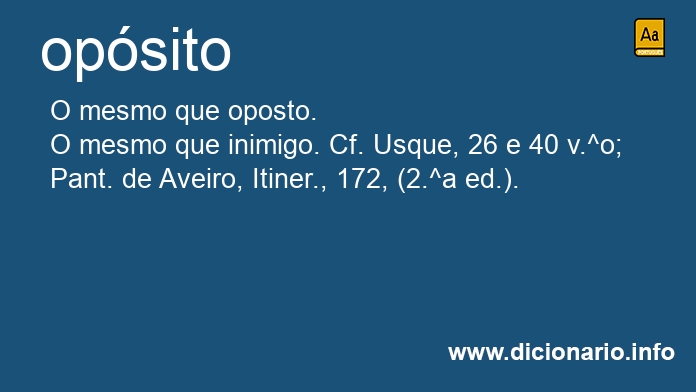 Significado de opsito