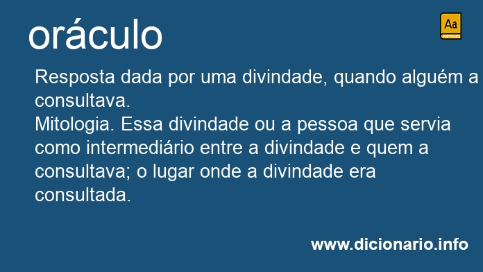 Significado de orculos