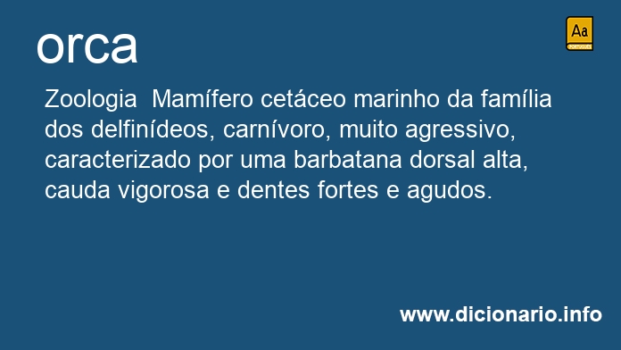 Significado de orca
