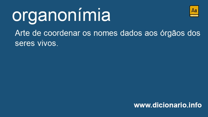 Significado de organonmia