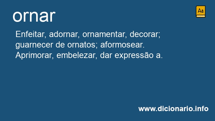 Significado de ornar