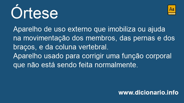 Significado de rtese