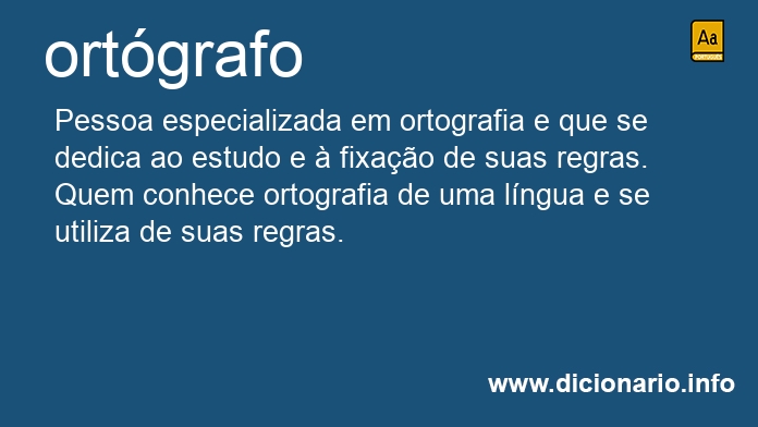 Significado de ortgrafa