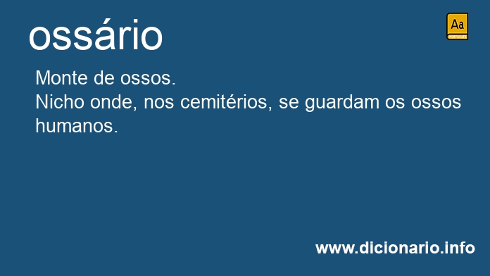 Significado de ossrios