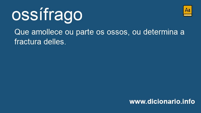 Significado de ossfrago