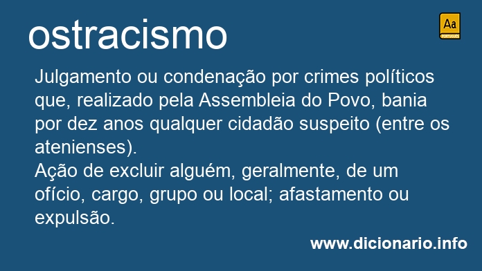 Significado de ostracismo