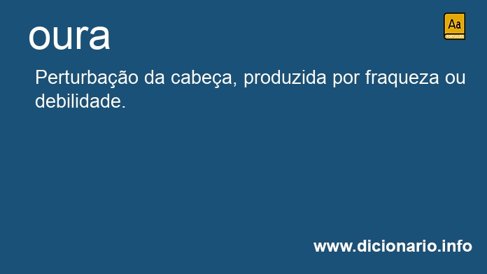 Significado de oura