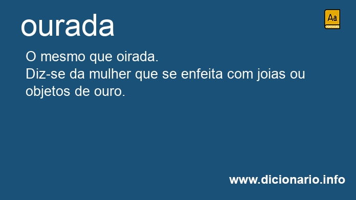 Significado de ourada