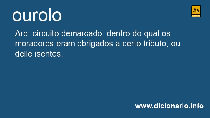 Significado de ourolo