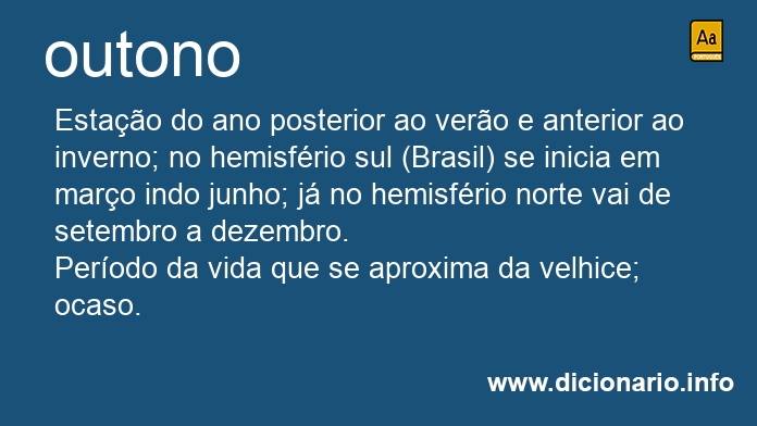 Significado de outono