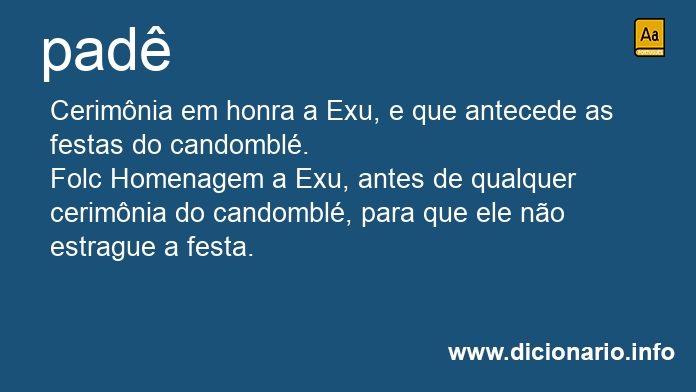 Significado de pad