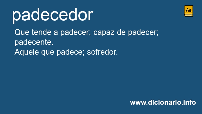 Significado de padecedores