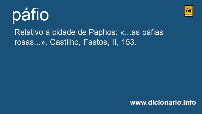 Significado de pfio