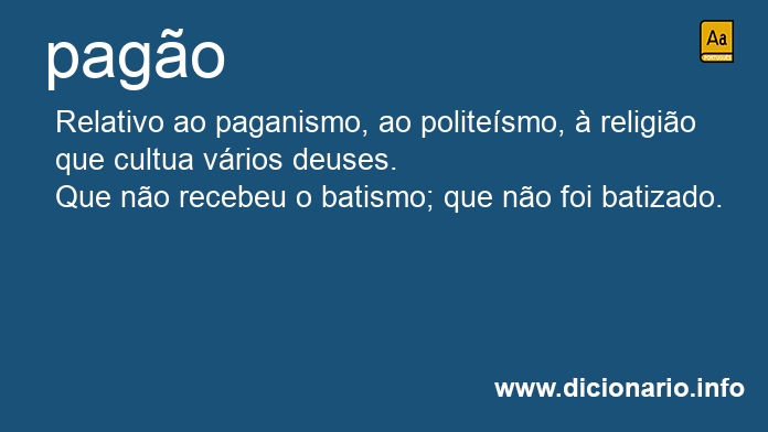 Significado de pago