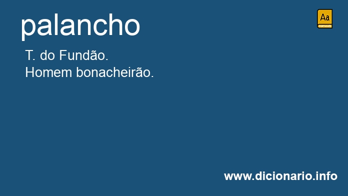 Significado de palancho