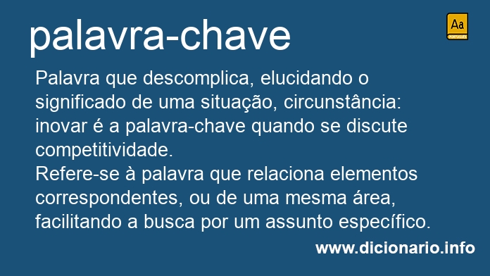 Significado de palavra-chave