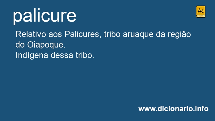 Significado de palicure