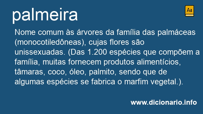 Significado de palmeiras
