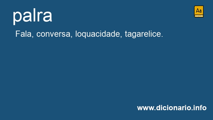 Significado de palra