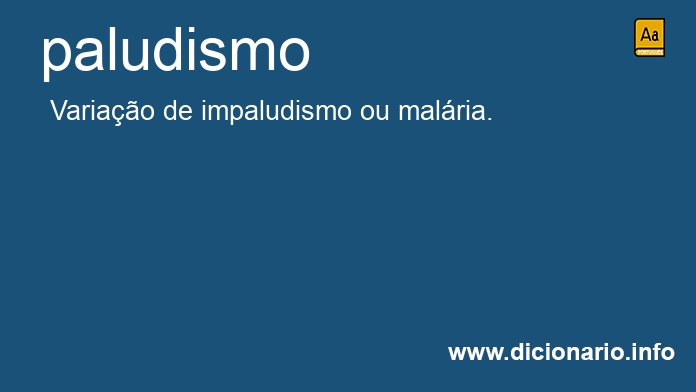 Significado de paludismo