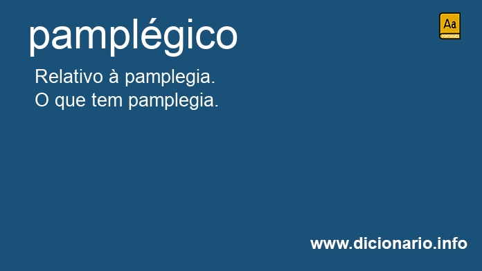Significado de pamplgico