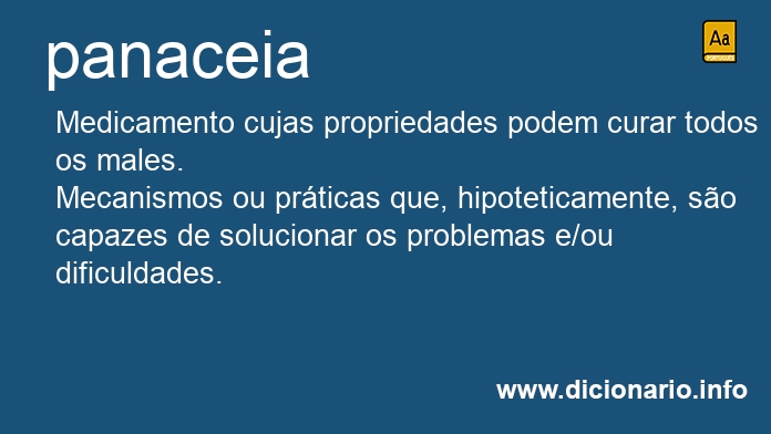 Significado de panaceias