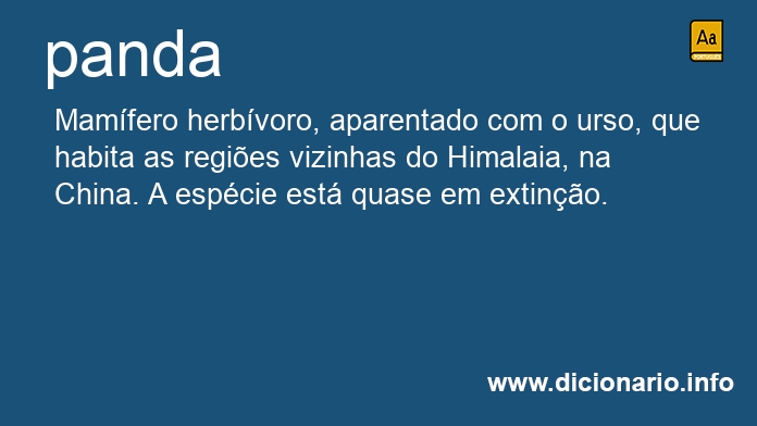 Significado de panda