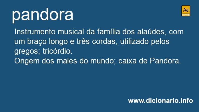 Significado de pandora