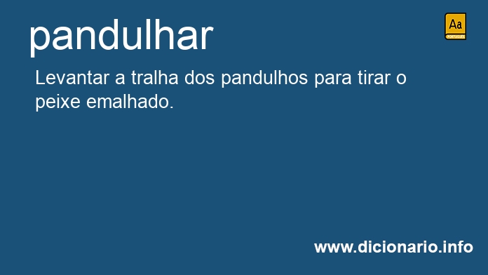 Significado de pandulha