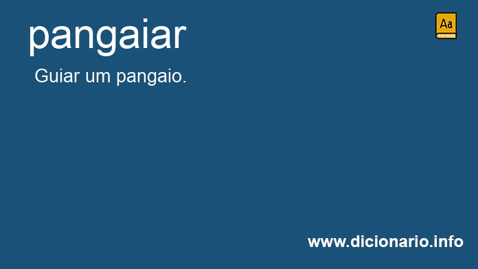 Significado de pangaie