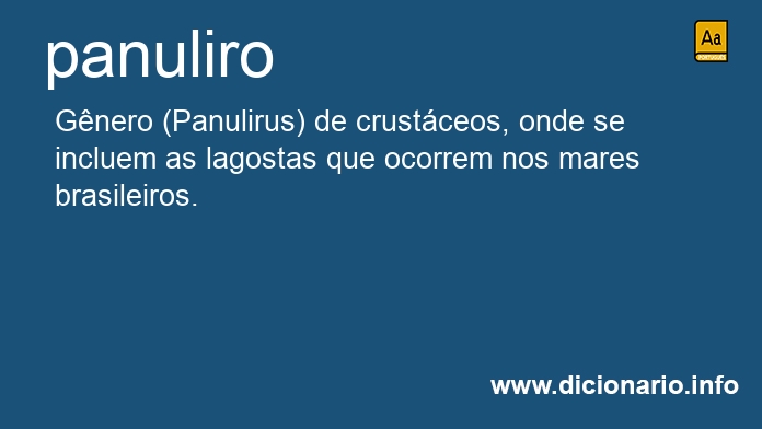 Significado de panuliro