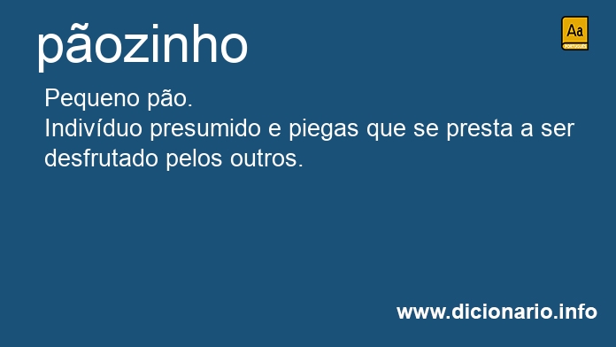 Significado de pozinho