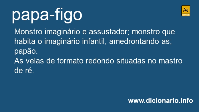 Significado de papa-figo